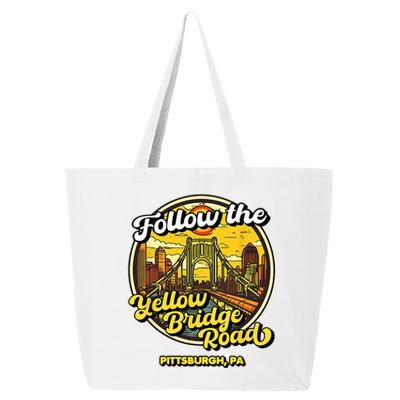 Follow The Yellow Bridge Road Pittsburgh Fan 25L Jumbo Tote