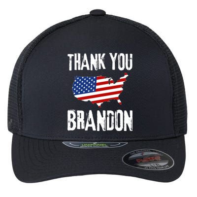 FJB Thank You Brandon Funny Meme Flexfit Unipanel Trucker Cap