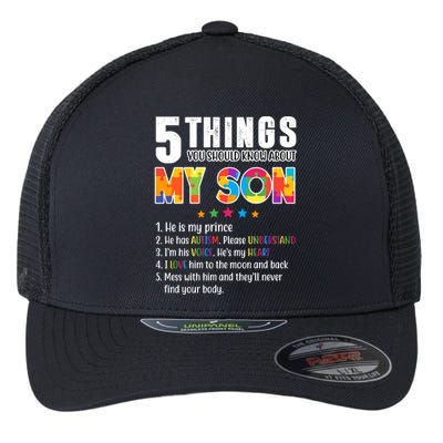 Five Things You Should Know About My Son Autism Flexfit Unipanel Trucker Cap