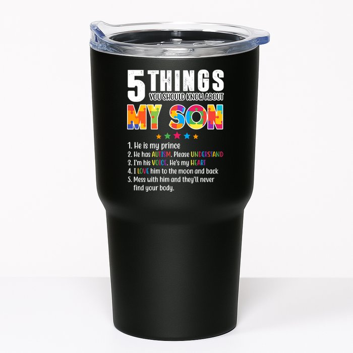 Five Things You Should Know About My Son Autism Tumbler