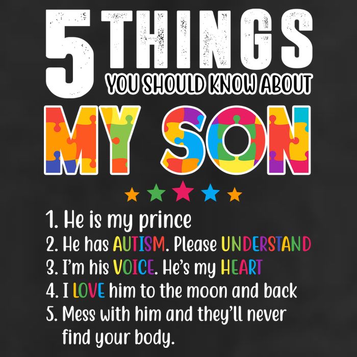 Five Things You Should Know About My Son Autism Tumbler