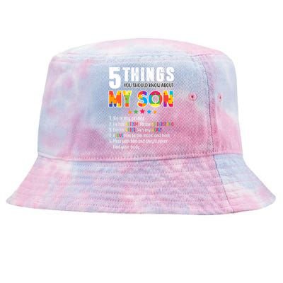 Five Things You Should Know About My Son Autism Tie-Dyed Bucket Hat