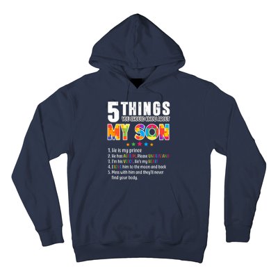 Five Things You Should Know About My Son Autism Hoodie