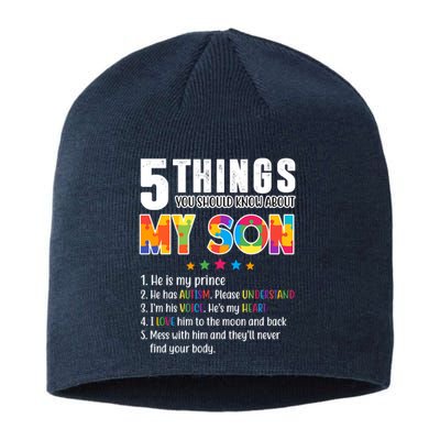 Five Things You Should Know About My Son Autism Sustainable Beanie