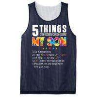 Five Things You Should Know About My Son Autism Mesh Reversible Basketball Jersey Tank