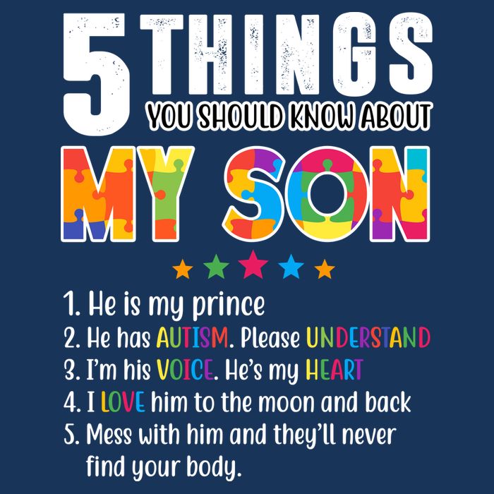 Five Things You Should Know About My Son Autism Baby Bodysuit