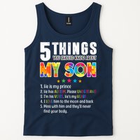 Five Things You Should Know About My Son Autism Tank Top