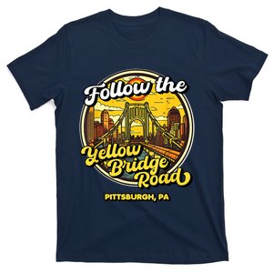 Follow The Yellow Bridge Road Pittsburgh Fan T-Shirt