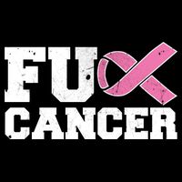 FU Cancer Funny Breast Cancer Awareness Doggie Tank