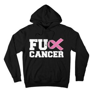 FU Cancer Funny Breast Cancer Awareness Hoodie