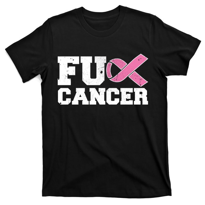 FU Cancer Funny Breast Cancer Awareness T-Shirt