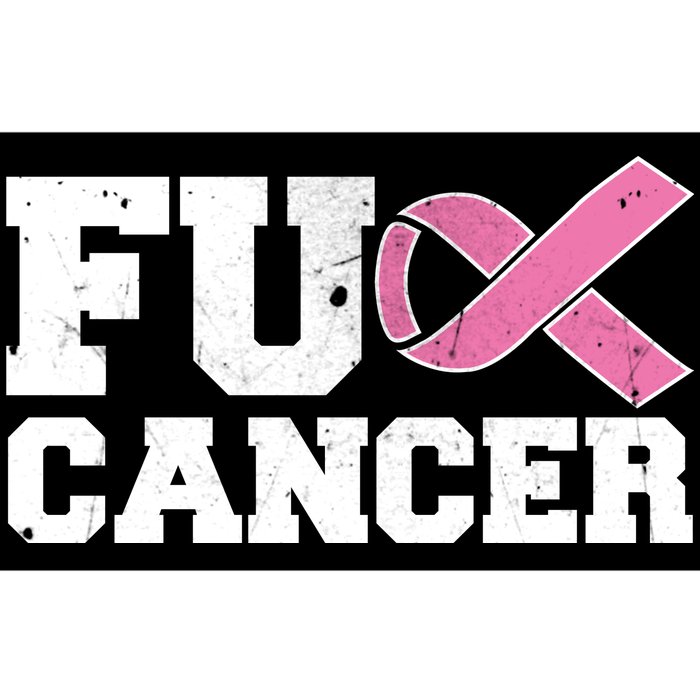 FU Cancer Funny Breast Cancer Awareness Bumper Sticker