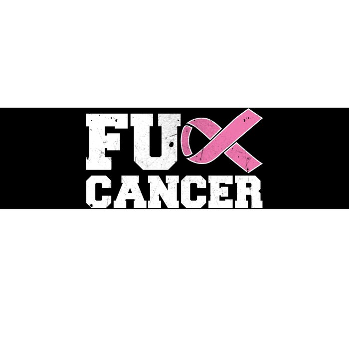 FU Cancer Funny Breast Cancer Awareness Bumper Sticker