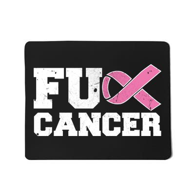 FU Cancer Funny Breast Cancer Awareness Mousepad