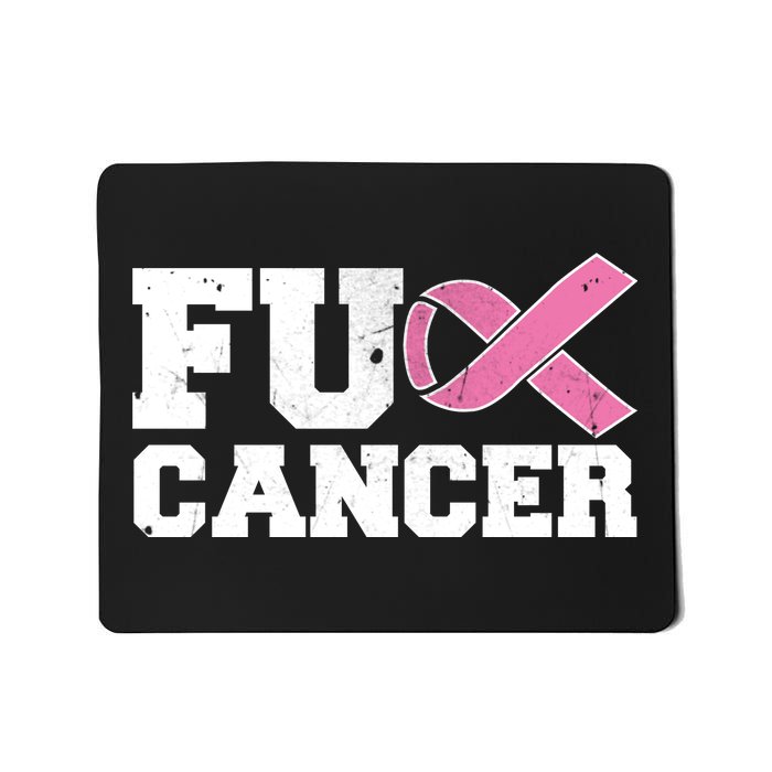 FU Cancer Funny Breast Cancer Awareness Mousepad