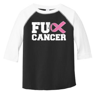 FU Cancer Funny Breast Cancer Awareness Toddler Fine Jersey T-Shirt