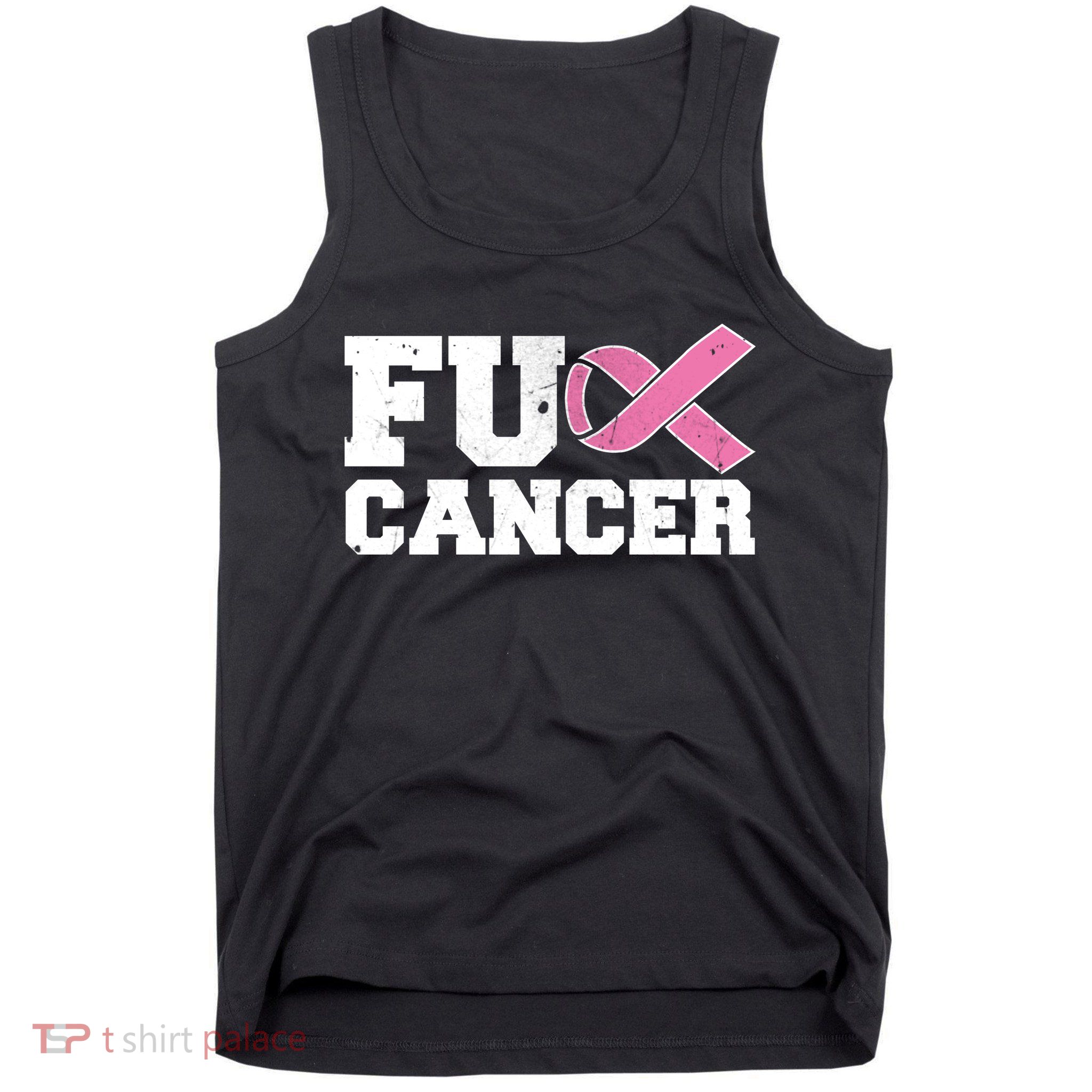 FU Cancer Funny Breast Cancer Awareness Tank Top
