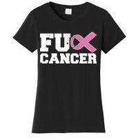 FU Cancer Funny Breast Cancer Awareness Women's T-Shirt