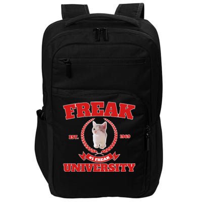 Freak University #1 Freak Cat Est 1969 Impact Tech Backpack