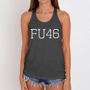 FU46 Anti Joe Biden Women's Knotted Racerback Tank