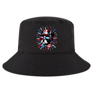 Firewoofs Usa 4th Of July Dog Lover Frenchie French Bulldog Gift Cool Comfort Performance Bucket Hat