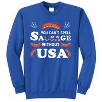 Funny Usa 4th Of July Sausage Bbq Family Outfit Costume Gift Sweatshirt