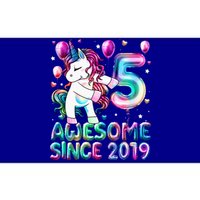 Flossing Unicorn 5 Year Old 5th Birthday Girl Unicorn Party  Bumper Sticker