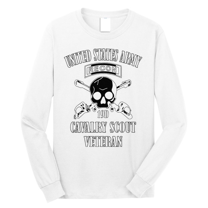 Funny U.S. Army Cavalry Scout Veteran Long Sleeve Shirt