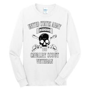 Funny U.S. Army Cavalry Scout Veteran Tall Long Sleeve T-Shirt