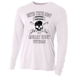 Funny U.S. Army Cavalry Scout Veteran Cooling Performance Long Sleeve Crew