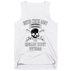 Funny U.S. Army Cavalry Scout Veteran Tank Top