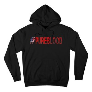 Free USA American Flag #PUREBLOOD Pure Blood Hoodie