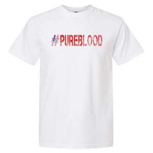 Free USA American Flag #PUREBLOOD Pure Blood Garment-Dyed Heavyweight T-Shirt