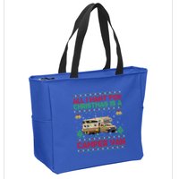 Funny Ugly All I Want For Christmas Is A Camper Van Cute Gift Zip Tote Bag