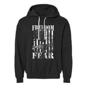 Freedom USA America ConstitutionUnited States Of America Garment-Dyed Fleece Hoodie