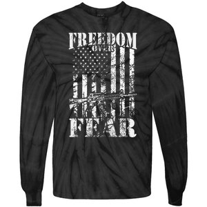 Freedom USA America ConstitutionUnited States Of America Tie-Dye Long Sleeve Shirt