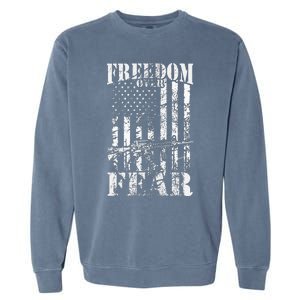 Freedom USA America ConstitutionUnited States Of America Garment-Dyed Sweatshirt