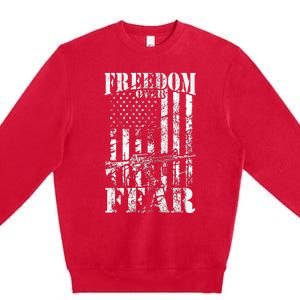 Freedom USA America ConstitutionUnited States Of America Premium Crewneck Sweatshirt