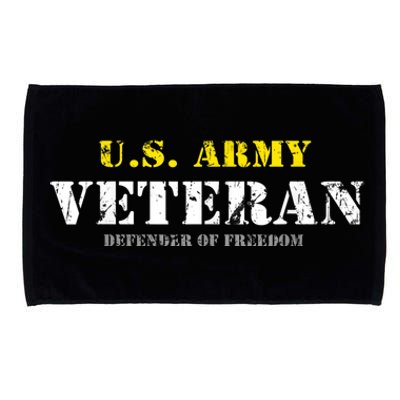 Funny U.S. Army Proud Army Veteran Vintage Gift Microfiber Hand Towel