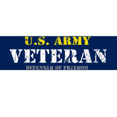 Funny U.S. Army Proud Army Veteran Vintage Gift Bumper Sticker