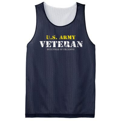 Funny U.S. Army Proud Army Veteran Vintage Gift Mesh Reversible Basketball Jersey Tank