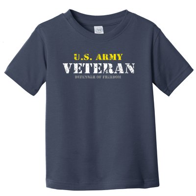 Funny U.S. Army Proud Army Veteran Vintage Gift Toddler T-Shirt