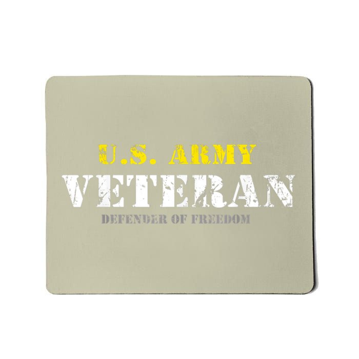 Funny U.S. Army Proud Army Veteran Vintage Gift Mousepad