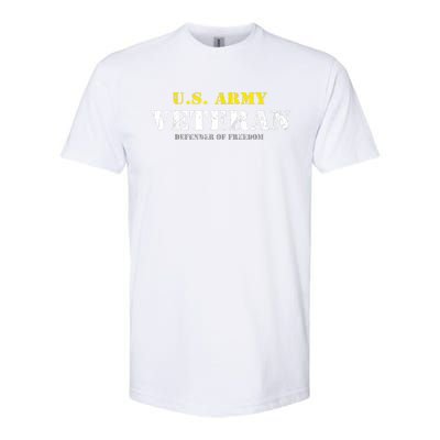 Funny U.S. Army Proud Army Veteran Vintage Gift Softstyle CVC T-Shirt