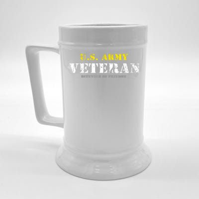 Funny U.S. Army Proud Army Veteran Vintage Gift Beer Stein