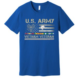 Funny US Army Vietnam Veteran USA Flag A Great Gift For Veteran Vietnam Army Premium T-Shirt