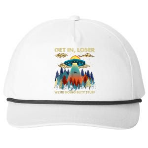 Funny UFO Alien Abduction Snapback Five-Panel Rope Hat