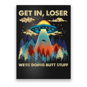 Funny UFO Alien Abduction Poster