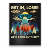 Funny UFO Alien Abduction Poster