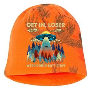 Funny UFO Alien Abduction Kati - Camo Knit Beanie